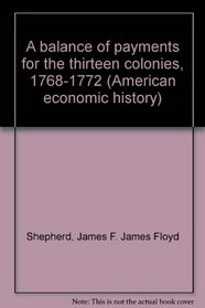 BALANCE OF PAYMENTS FOR 13 (American economic history)