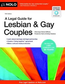 A Legal Guide for Lesbian & Gay Couples (Legal Guide for Lesbian and Gay Couples)