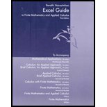 Excel Guide For Finite Mathematics And Applied Calculus: Used with ...Harshbarger-Mathematical Applications: For the Management, Life, and Social Sciences; ... Calculus; Berresford-Applied Calculus