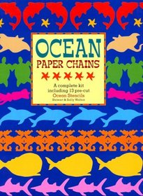 Ocean Paper Chains: A Complete Kit Including 13 Pre-Cut Ocean Stencils