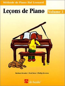 Piano Lessons Book 3 - French Edition Hal Leonard Student Piano Library