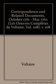 Complete Works: In French: v. 108 (The complete works of Voltaire)