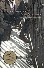 Family Record (The Margellos World Republic of Letters)