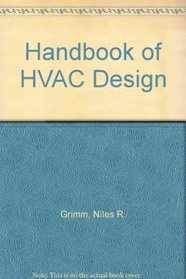 Handbook of HVAC Design