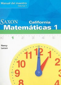 California Saxon Matematicas 1 (Spanish Edition)
