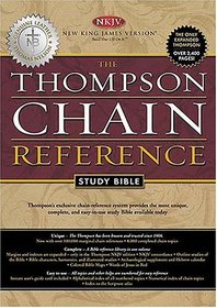 The Thompson Chain-Reference Study Bible: Thompson's exclusive chain-reference study system