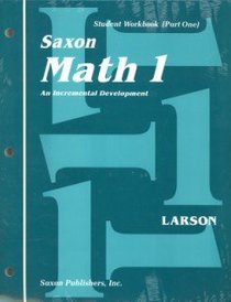 Math 1: An Incremental Development (Saxon Math Grade 1)