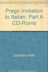 Student Program to Accompany Prego! An Invitation to Italian, Part A (Audio CD)