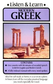 Listen  Learn Modern Greek (Dover's Listen and Learn Series)