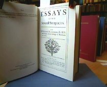 Essays Upon Several Subjects (Anglistica & Americana)