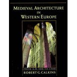 Medieval Architecture in Western Europe: From A.D. 300 to 1500 - Textbook Only