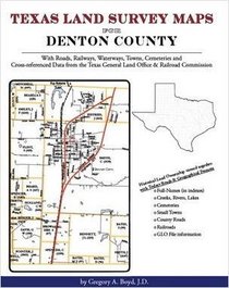 Texas Land Survey Maps for Denton County, Texas