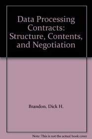 Data Processing Contracts: Structure, Contents, and Negotiation