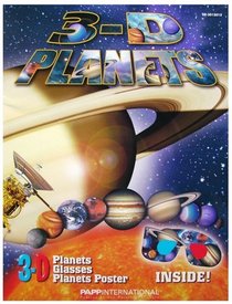 3-D Planets, Full Color 3-D with 3-D Glasses Inside