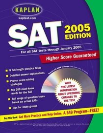 Kaplan SAT 2005 with CD-ROM