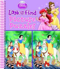 Disney Princess Look and Find Picture Puzzles