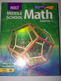 NC Middle School Math, Course 3 (Holt)