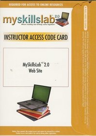 MySkillsLab 2.0 Website Instructor Access Code Card