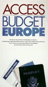Access Budget Europe (Access Guides)
