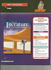 Glencoe Literature The Reader's Choice, Course 4: Unit 4 Resources (Drama)