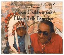 Crow Children and Elders Talk Together (Native Americans)