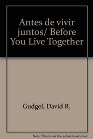 Antes de vivir juntos/ Before You Live Together (Spanish Edition)