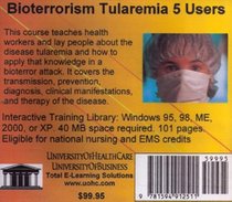 Bioterrorism Tularemia, 5 Users