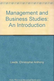 Management and Business Studies: An Introduction