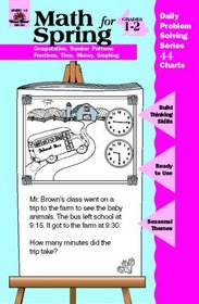 Math for Spring: Grades 1-2 (Daily Problem Solving Series)