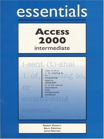 Access 2000 Essentials Intermediate