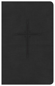 CSB Pocket Gift Bible, Charcoal LeatherTouch