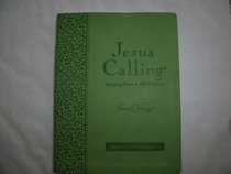 Jesus Calling Deluxe Edition (Large Print) Green Leather