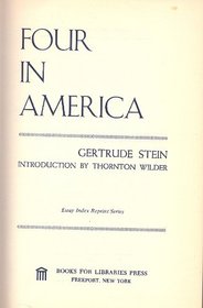 Four in America (Essay index reprint series)