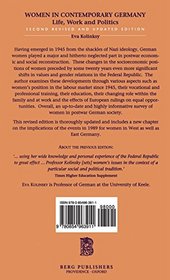 Women in Contemporary Germany: Life, Work and Politics (German Studies Series)