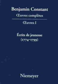A0/00crits de Jeunesse (1774-1799) (Premiere Periode (1774-1799))
