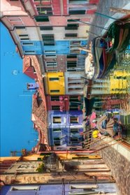 Colorful Houses and Canal on Burano Island Near Venice Italy Journal: 150 page lined notebook/diary