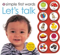 Simple First Words Let's Talk ($14.95)