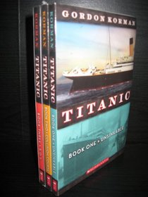 Titanic 3 Books Set with Free Poster; Book 1: Unsinkable, Book 2: Collision Course, & Book 3: S.O.S