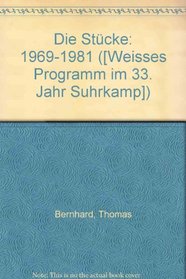 Die Stucke, 1969-1981 (German Edition)