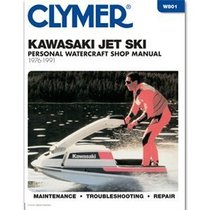 Kawasaki W801 Jet Ski Shop Manual, 1976-88 (Clymer marine repair series)