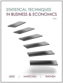 Statistical Techniques in Business & Economics with Connect Plus