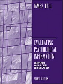 Evaluating Psychological Information (4th Edition)