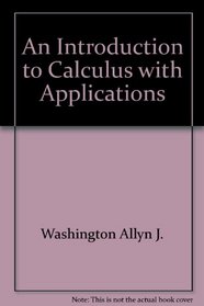 An Introduction to Calculus with Applications