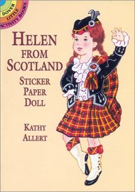 Helen from Scotland Sticker Paper Doll