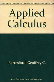 Applied Calculus: Text with free CD-ROM