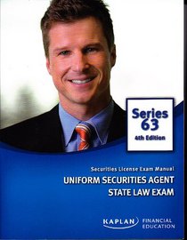Uniform Securities Agent State Law Exam (Series 63 Securities License Exam Manual)