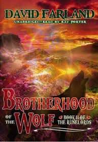 Brotherhood of the Wolf (Runelords, Bk 2) (Audio Cassette) (Unabridged)