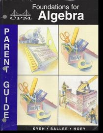 Parent Guide for Foundations for Algebra: Years 1 and 2