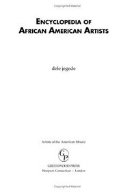 Encyclopedia of African American Artists (Artists of the American Mosaic)