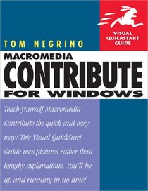Macromedia Contribute for Windows (Visual QuickStart Guide)